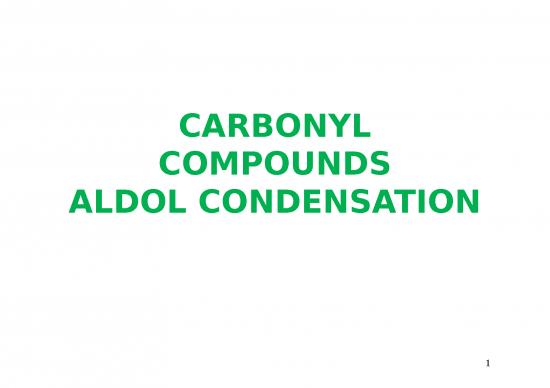 picture_Aldol Condensation Ppt 82030 | Carbonyl Compounds Aldol Condensation