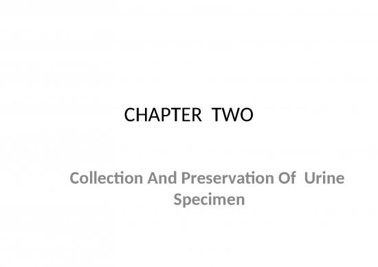 picture_Specimen Collection Ppt 83187 | Chapter Two Urinalysis