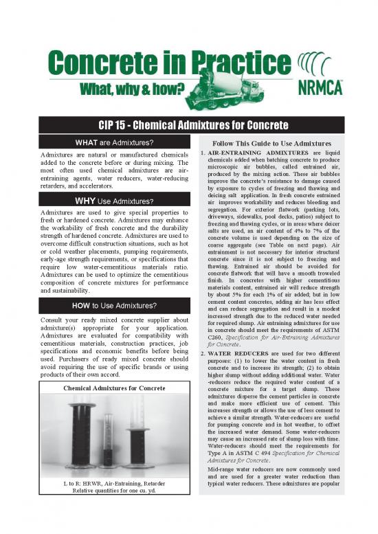 picture_Concrete Admixtures Pdf 83594 | Cip 15 Chemical Admixtures For Concrete