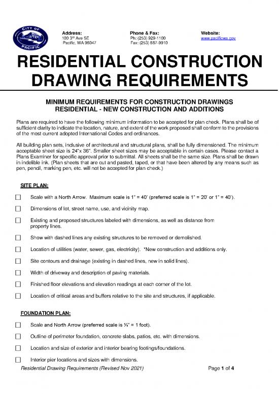 Building Pdf 83918 | Construction Drawing Requirements Residential