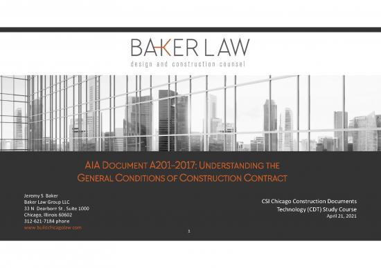 picture Sample Contract For Construction 83575 | Csi A201 2017 Presentation 202111