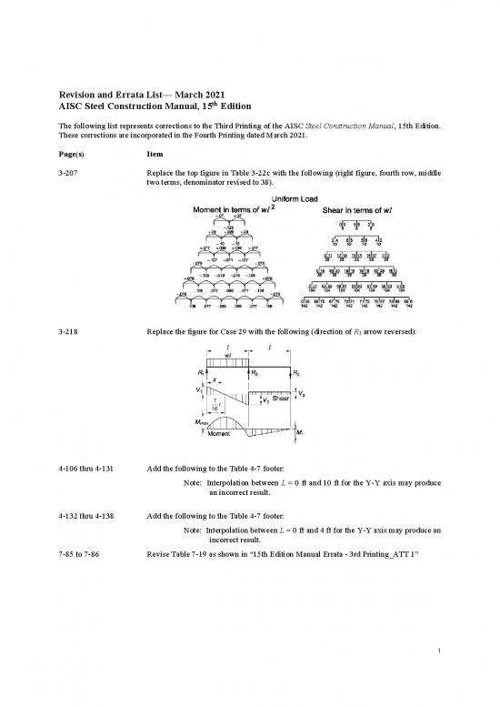 picture Steel Construction Manual 84113 | Errata To 15th Ed Manual 3rd Printing