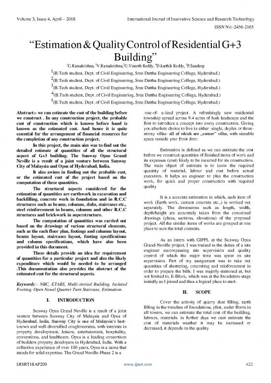 picture Building Pdf 83798 | “estimation Quality Control Of Residential G3 Building” 1 1