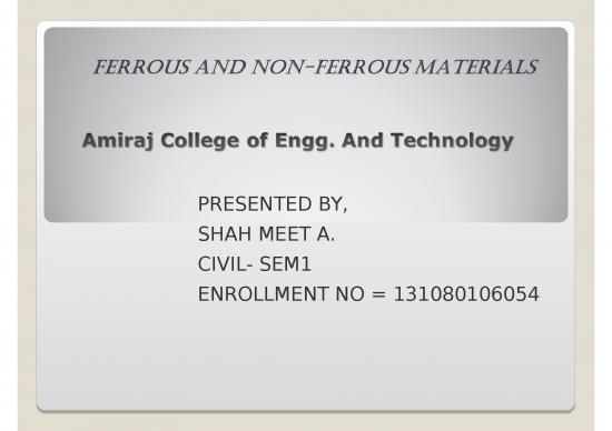 picture_Metal Ppt 82185 | Ferrous   Non Ferrous Material