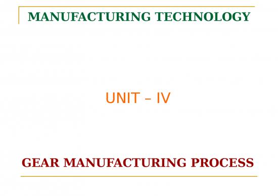 picture1_Manufacturing Ppt 82415 | Gear Manufacturing Process