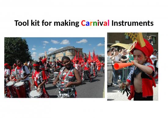 picture Carnival Ppt 81785 | Instrument Making Step By Step Ppt