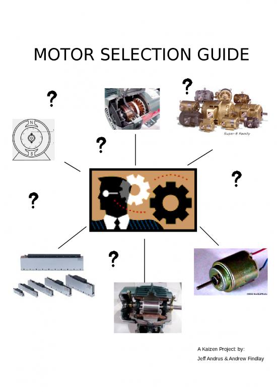 picture_Motor Ppt 83486 | Kaizen  Motor Selection Guide
