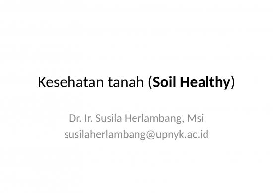 picture Health Ppt 82813 | Kesetatan Tanah (soil Healty)