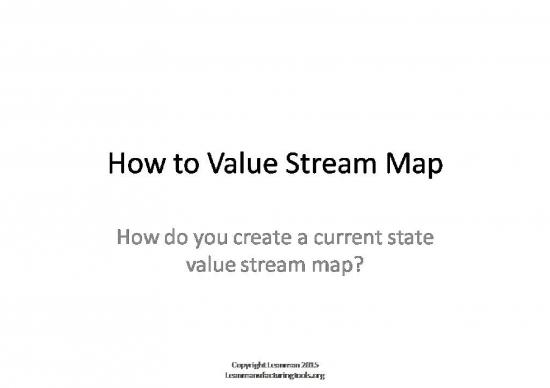 picture_Lmt How To Value Stream Map