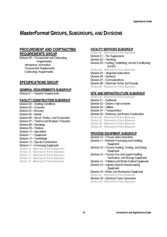picture_Construction Pdf 84106 | Masterformat 2018 Web