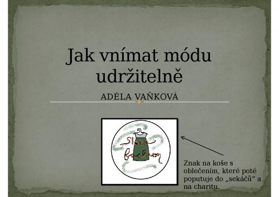 picture Fashion Ppt Presentation 83497 | Megebajtik Adela Vankova