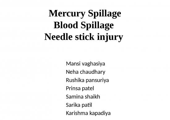 picture1_Mercury Blood Spillage   Needle Stick Injury