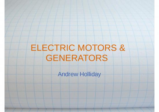 picture_Motor Ppt 83177 | Motors And Generators
