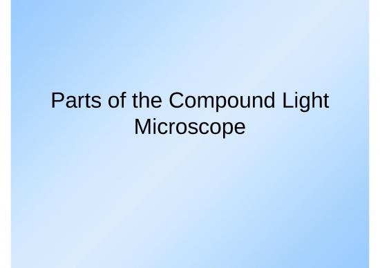 picture1_Parts Of The Compound Light Microscope