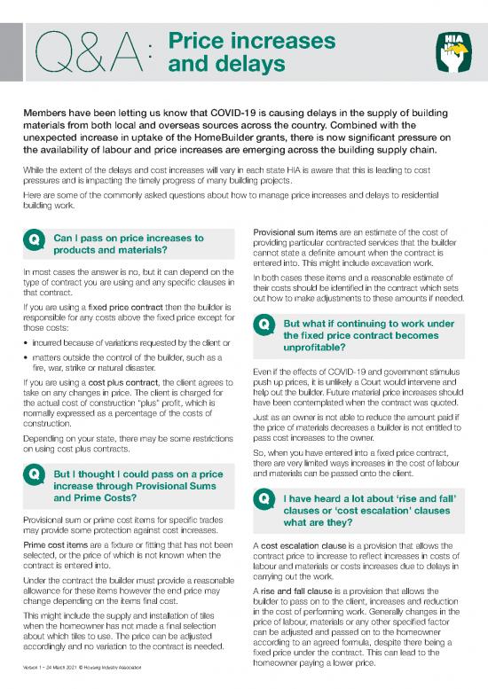 picture1_Building Pdf 83776 | Qanda Managing Price Increases And Delays