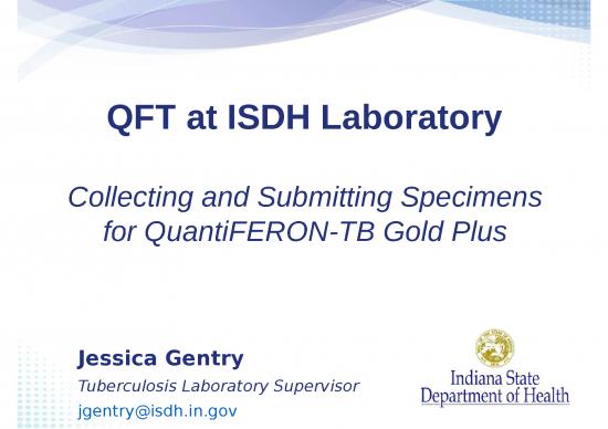 picture Specimen Collection Ppt 83388 | Qft At Isdh Laboratory
