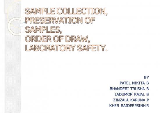 picture Specimen Collection Ppt 83221 | Sample Collection Laboratory Safety