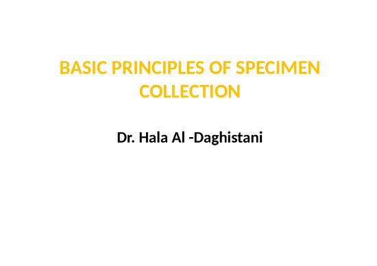 picture_Specimen Collection Ppt 83417 | Samples Collection