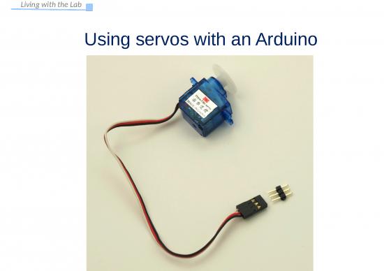 Motor Ppt 83082 | Servos With Arduino Psu 2012