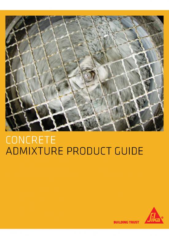 picture1_Concrete Admixtures Pdf 84055 | Sika Concrete Admixture Product Guide 20