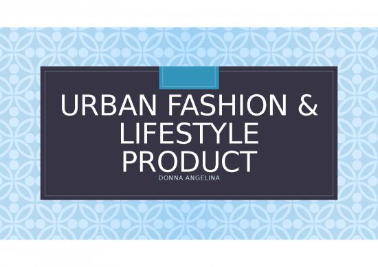 picture Fashion Ppt Presentation 83169 | Slide Prd 505 Ppt 1 Kajian Urban Fashion Lifestyle Product