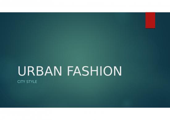 picture Fashion Ppt Presentation 83170 | Slide Prd 505 Ppt 6 Urban Fashion