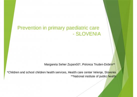 picture_Health Ppt 82961 | Slovenia Seher Zupancic Prevention In Primary Paediatrics  Slovenia Nov2015