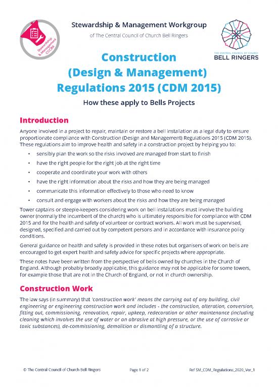 picture Building Pdf 83582 | Sm Cdm Regulations 2020 Ver 1