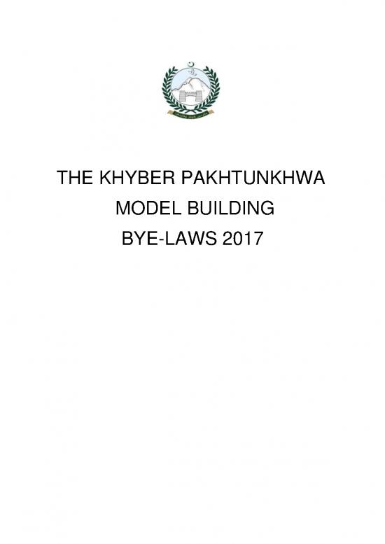 picture Building Pdf 83840 | The Kp Model Building Bye Laws 2017