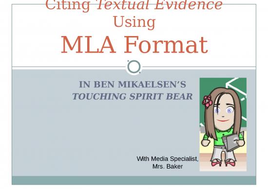 picture Quote Powerpoint Slide 81765 | Touching Spirit Bear Citing Textual Evidence 2016 13i3ymr