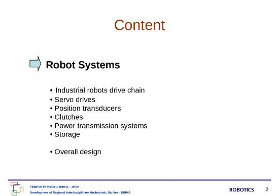 Electric Drives Ppt 83478 | 2 Robot Actuators And Drive Systems