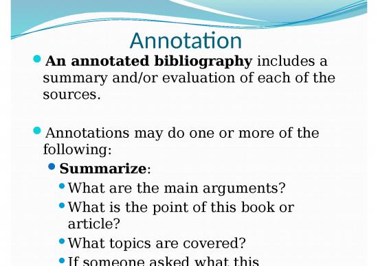 Annotated Bibliography Ppt 81885 | Annotated Bibliographies ...