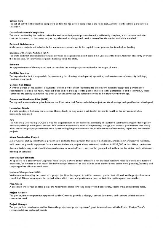 Building Pdf 84224 Glossary Of Construction Terms