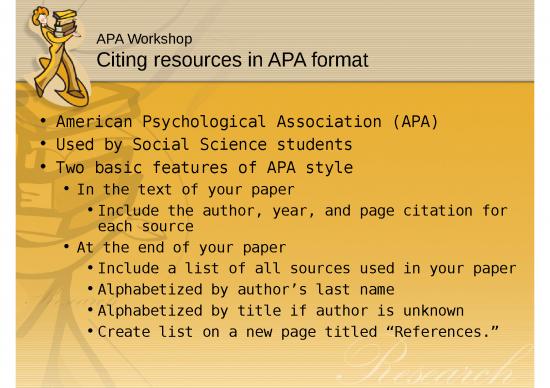 Powerpoint Citation 81824 | Presentation Apa