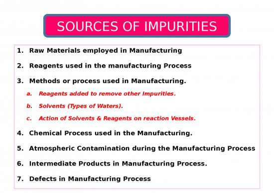 manufacturing-ppt-82355-sources-of-impurities