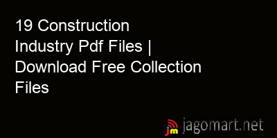 picture 19 Construction Industry Pdf Files | Download Free Collection Files