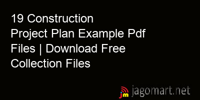 picture 19 Construction Project Plan Example Pdf Files | Download Free Collection Files