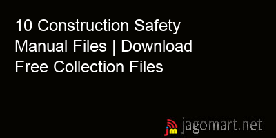 picture 10 Construction Safety Manual Files | Download Free Collection Files