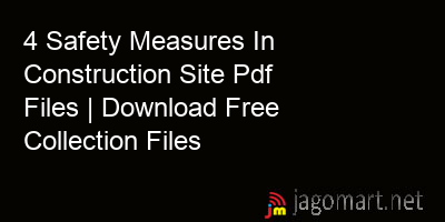 picture 4 Safety Measures In Construction Site Pdf Files | Download Free Collection Files