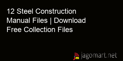 picture 12 Steel Construction Manual Files | Download Free Collection Files