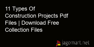 picture 11 Types Of Construction Projects Pdf Files | Download Free Collection Files