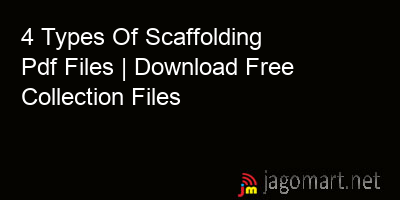 picture 4 Types Of Scaffolding Pdf Files | Download Free Collection Files