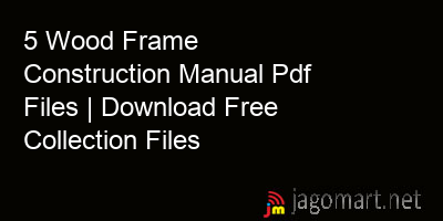 picture 5 Wood Frame Construction Manual Pdf Files | Download Free Collection Files
