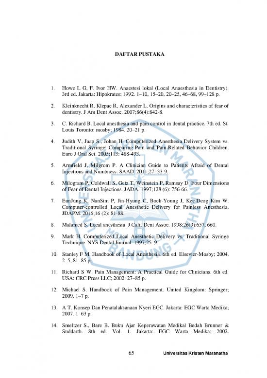 picture1_Local Anesthesia Pdf 86149 | 1490011 References
