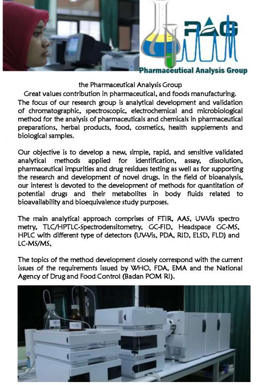 picture1_Pharmaceutical Analysis Pdf 85691 | 1610428860 4 Pharmaceutical Analysis Development Group Brochure