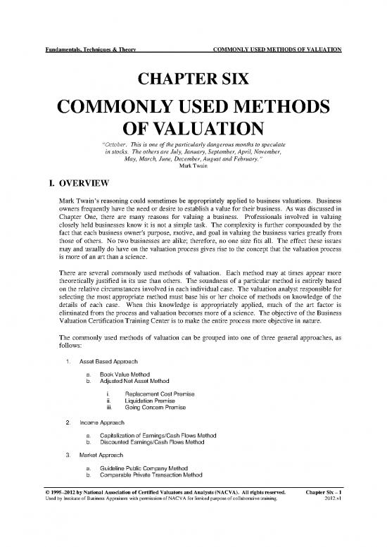 picture1_Valuation Methods Pdf 85606 | 2012v1 Ftt Chapter Six