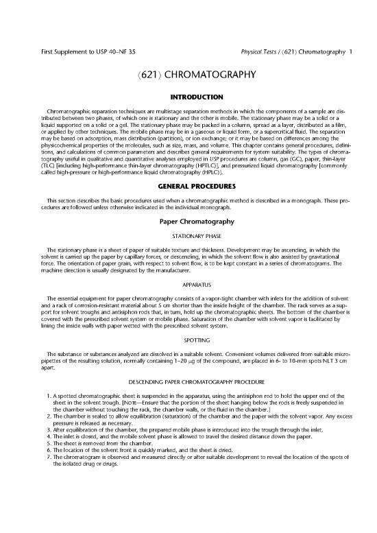 picture Size Separation Pdf 86483 | 621 Chromatography