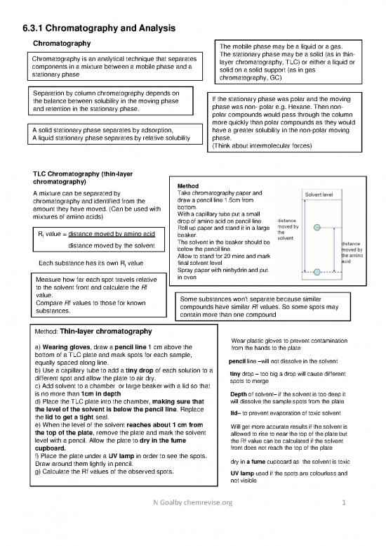 picture_Thermal Analysis Pdf 85473 | 6 3 1 Revision Guide Chromatography And Analysis