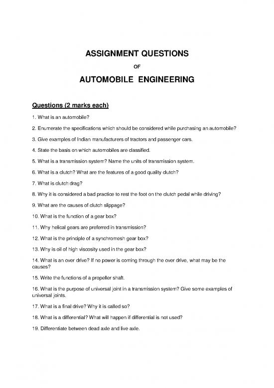 picture_Automobile Engineering Pdf 85000 | 6th Semestermechanical Automobile Engg Questions 1