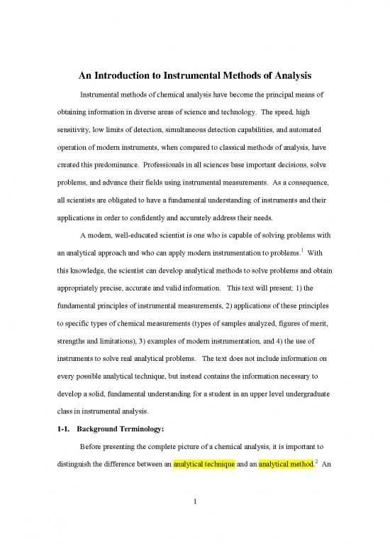 picture_Technology Pdf 85426 | A Nice Introduction To The Overall Philosophy And The “big Picture” Of Instrumental Analysis